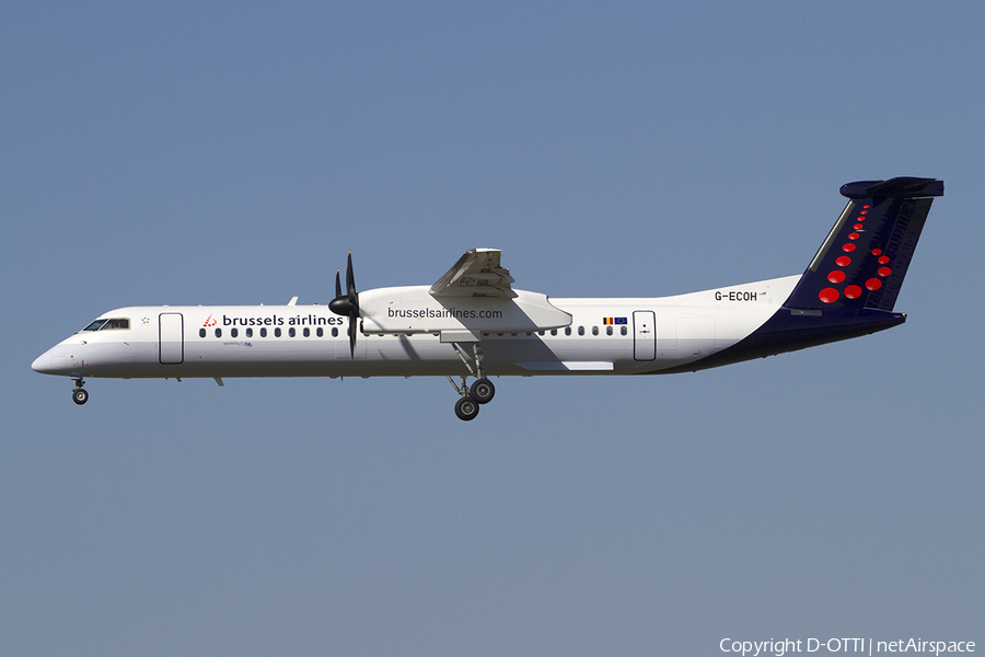 Brussels Airlines Bombardier DHC-8-402Q (G-ECOH) | Photo 380038
