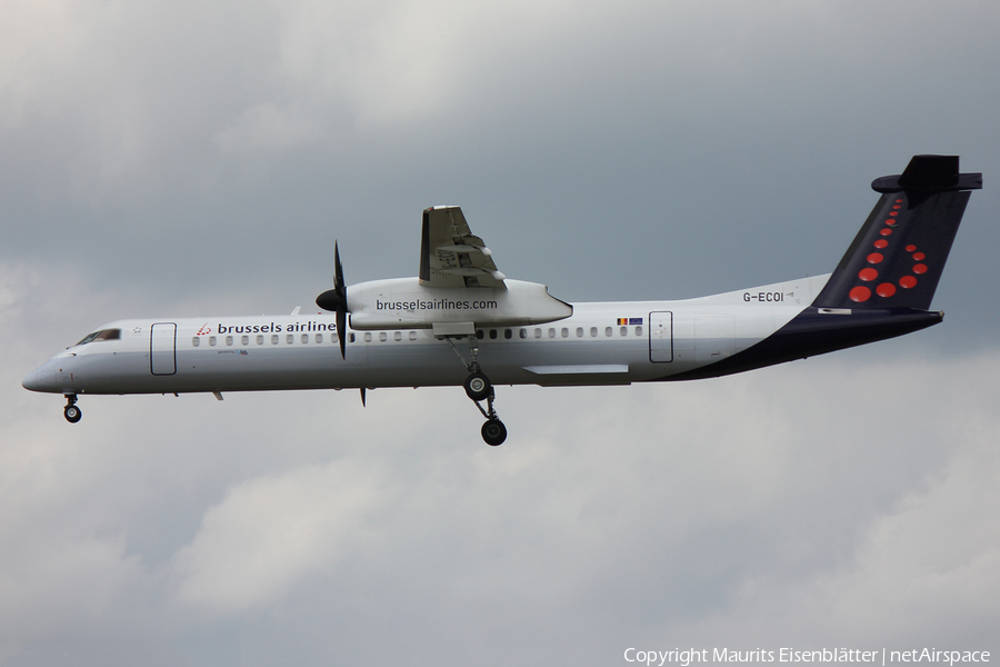 Brussels Airlines (flybe) Bombardier DHC-8-402Q (G-ECOI) | Photo 125624