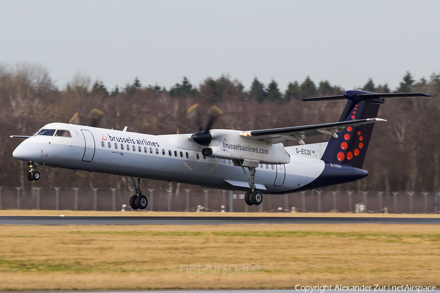 Brussels Airlines (flybe) Bombardier DHC-8-402Q (G-ECOI) | Photo 389555