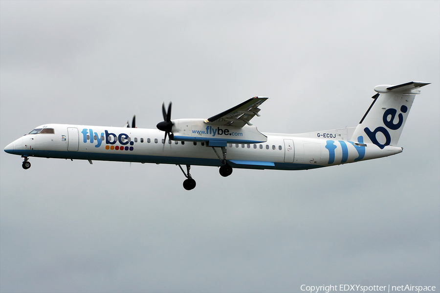 Flybe Bombardier DHC-8-402Q (G-ECOJ) | Photo 280285