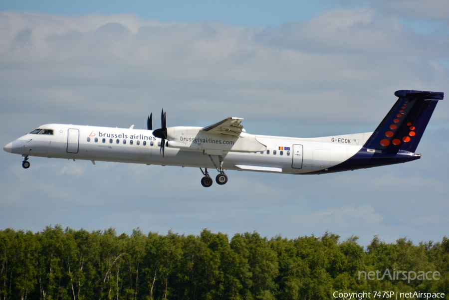 Brussels Airlines Bombardier DHC-8-402Q (G-ECOK) | Photo 175075