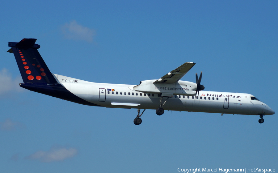 Brussels Airlines Bombardier DHC-8-402Q (G-ECOK) | Photo 121812