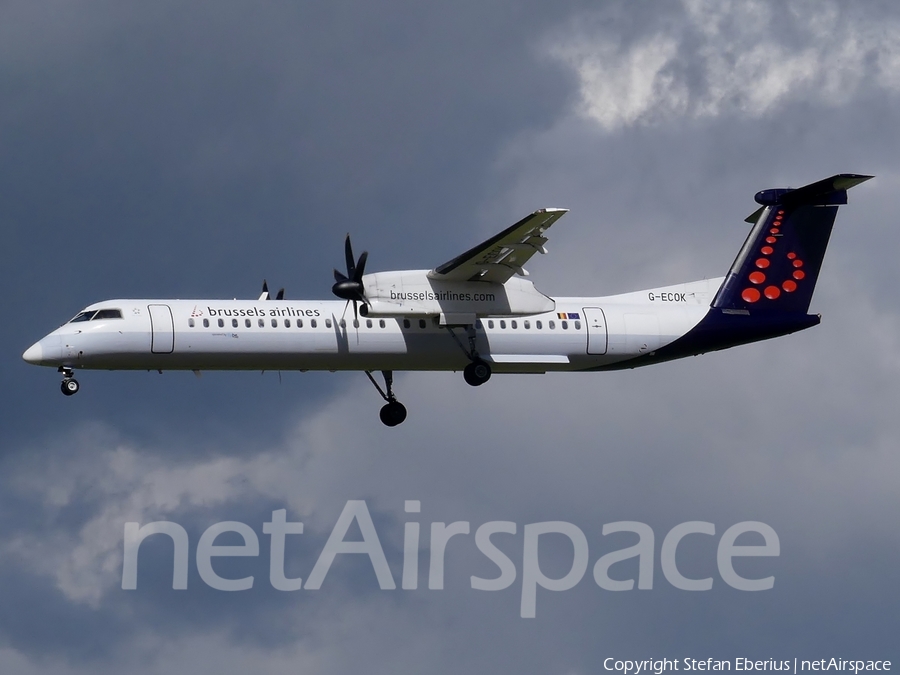 Brussels Airlines Bombardier DHC-8-402Q (G-ECOK) | Photo 188118