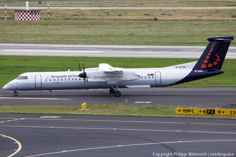 Brussels Airlines Bombardier DHC-8-402Q (G-ECOK) | Photo 117422