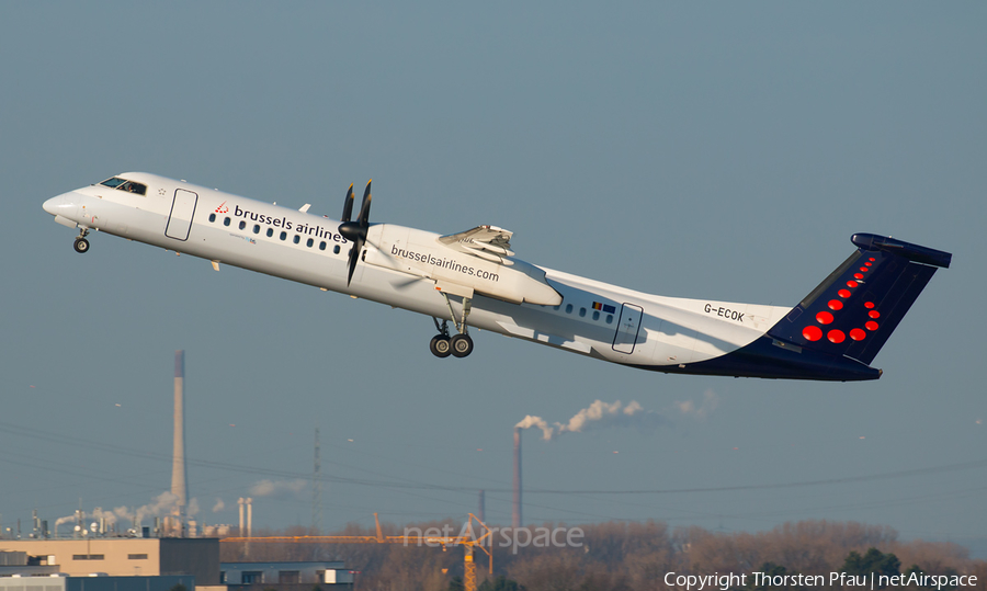 Brussels Airlines Bombardier DHC-8-402Q (G-ECOK) | Photo 92530