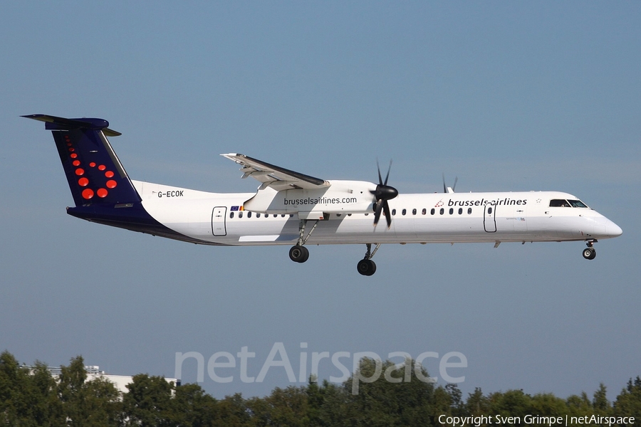 Brussels Airlines Bombardier DHC-8-402Q (G-ECOK) | Photo 32565