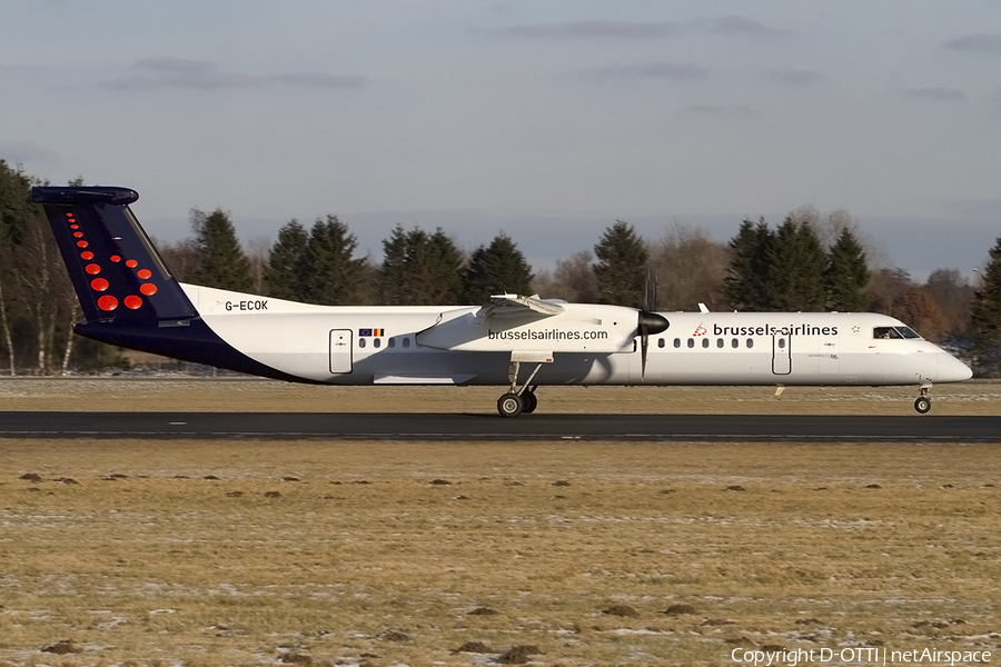 Brussels Airlines Bombardier DHC-8-402Q (G-ECOK) | Photo 400051