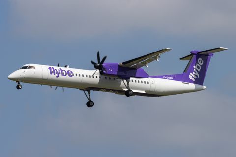 Flybe Bombardier DHC-8-402Q (G-ECOR) at  Amsterdam - Schiphol, Netherlands