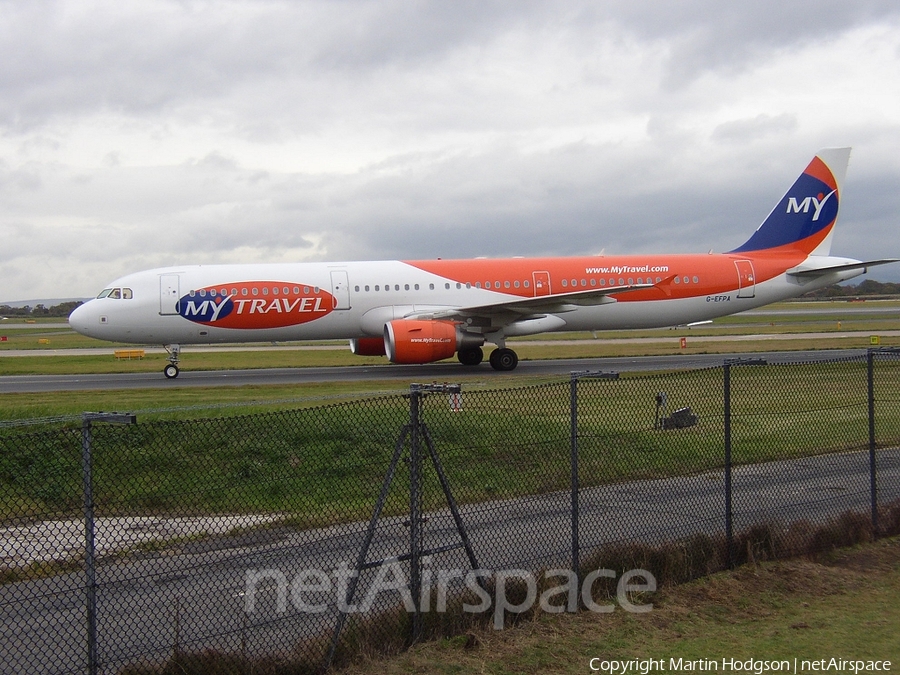 MyTravel Airways Airbus A321-211 (G-EFPA) | Photo 91834