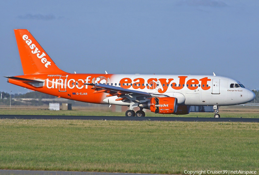 easyJet Airbus A319-111 (G-EJAR) | Photo 121472