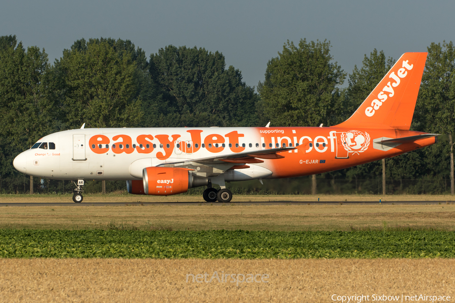 easyJet Airbus A319-111 (G-EJAR) | Photo 258133