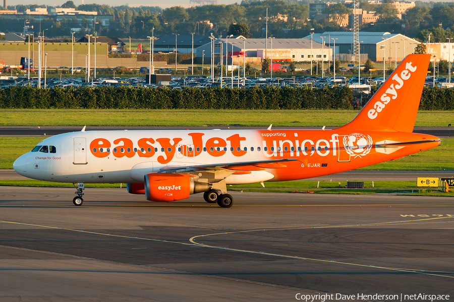 easyJet Airbus A319-111 (G-EJAR) | Photo 32793