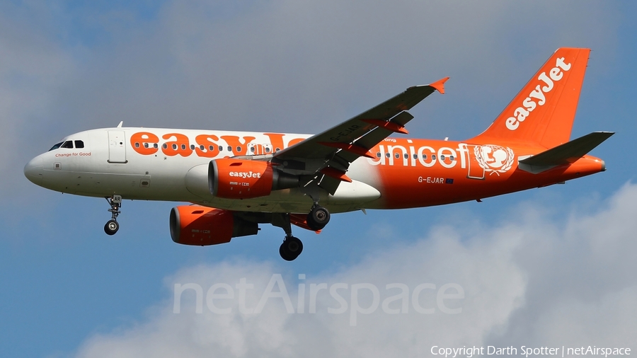 easyJet Airbus A319-111 (G-EJAR) | Photo 221733