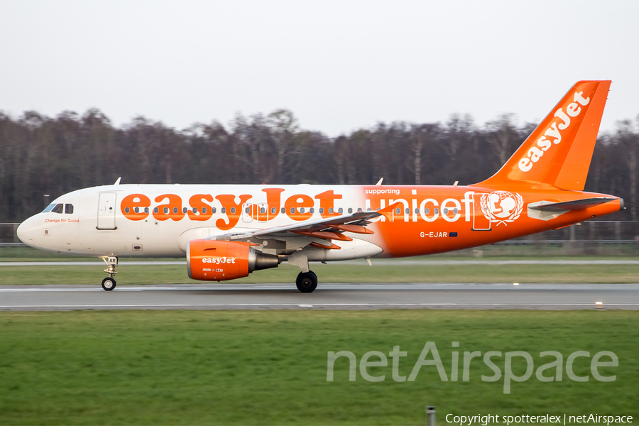 easyJet Airbus A319-111 (G-EJAR) | Photo 104600