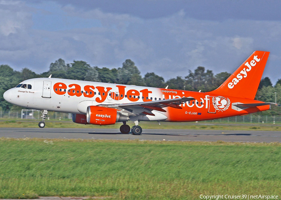 easyJet Airbus A319-111 (G-EJAR) | Photo 134955