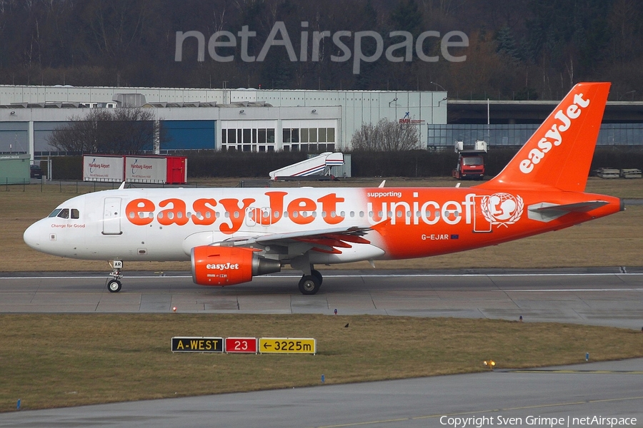 easyJet Airbus A319-111 (G-EJAR) | Photo 40545