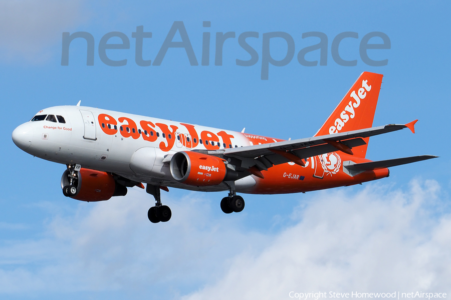 easyJet Airbus A319-111 (G-EJAR) | Photo 149596