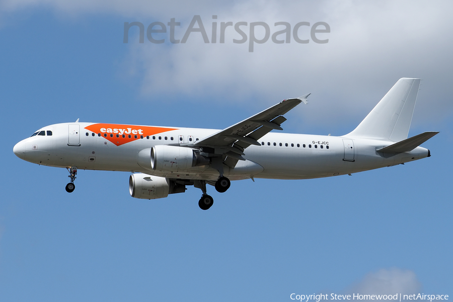 easyJet Airbus A320-214 (G-EJCC) | Photo 583571