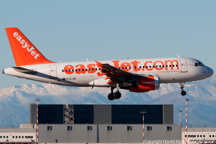 easyJet Airbus A319-111 (G-EJJB) | Photo 337852