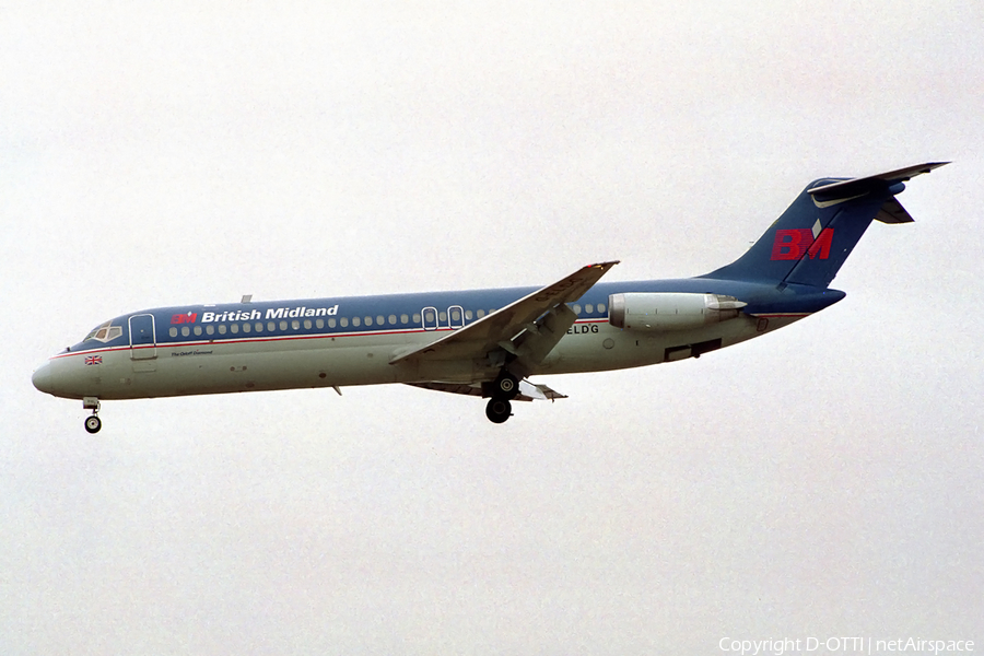 British Midland Airways - BMA McDonnell Douglas DC-9-32 (G-ELDG) | Photo 146021
