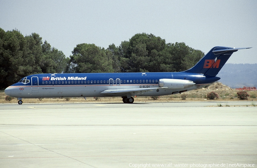 British Midland Airways - BMA McDonnell Douglas DC-9-32 (G-ELDI) | Photo 408200