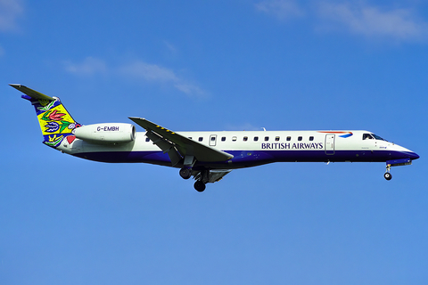 British Airways (Citiexpress) Embraer ERJ-145EU (G-EMBH) at  Hamburg - Fuhlsbuettel (Helmut Schmidt), Germany