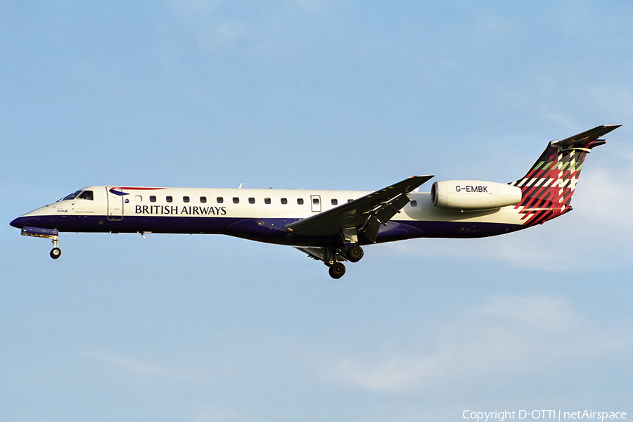 British Airways (British Regional Airlines) Embraer ERJ-145EU (G-EMBK) | Photo 584601