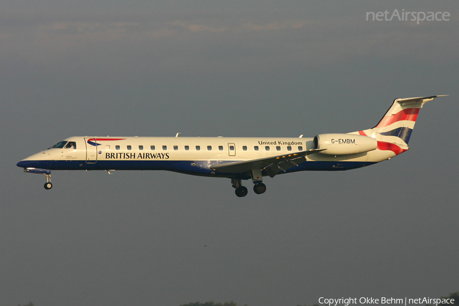 British Airways (Citiexpress) Embraer ERJ-145EU (G-EMBM) | Photo 38144