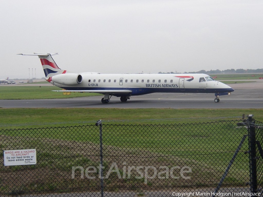 British Airways (Citiexpress) Embraer ERJ-145EP (G-ERJB) | Photo 91705