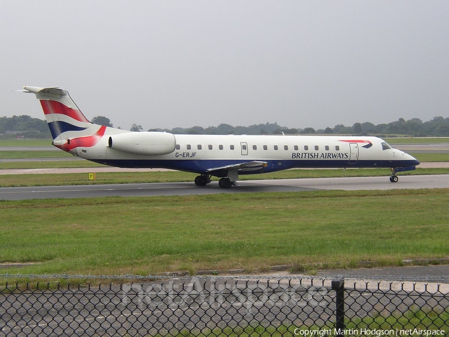 British Airways (Citiexpress) Embraer ERJ-145EP (G-ERJF) | Photo 91706