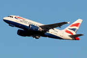 British Airways Airbus A318-112(CJ) Elite (G-EUNA) at  New York - John F. Kennedy International, United States