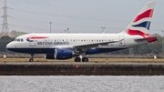 British Airways Airbus A318-112(CJ) Elite (G-EUNA) at  London - City, United Kingdom