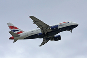 British Airways Airbus A318-112(CJ) Elite (G-EUNA) at  London - City, United Kingdom