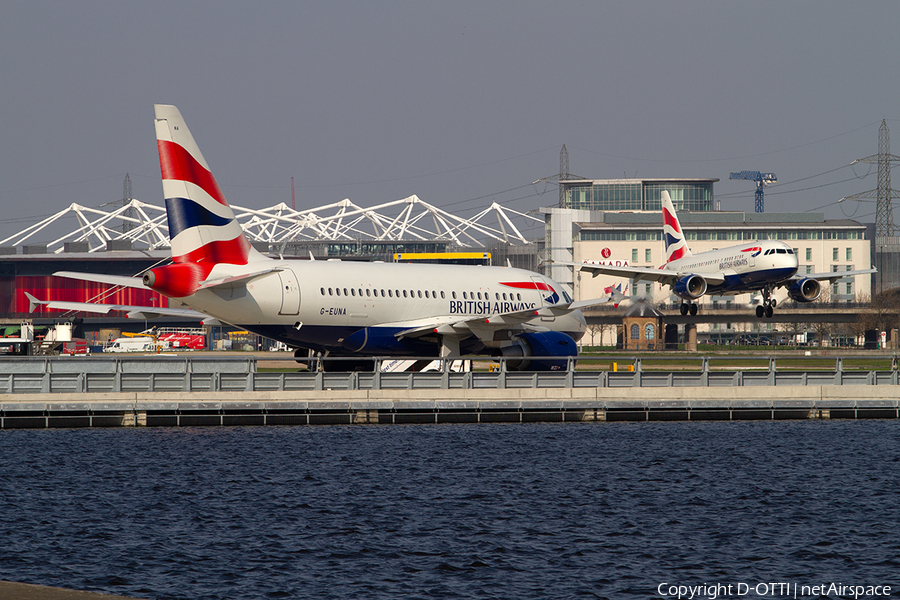 British Airways Airbus A318-112(CJ) Elite (G-EUNA) | Photo 288333