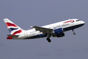 British Airways Airbus A318-112(CJ) Elite (G-EUNA) at  London - City, United Kingdom