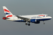 British Airways Airbus A318-112(CJ) Elite (G-EUNA) at  London - Heathrow, United Kingdom