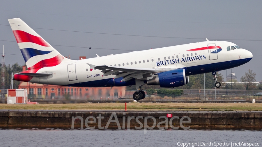 British Airways Airbus A318-112(CJ) Elite (G-EUNB) | Photo 182127