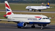 British Airways Airbus A319-131 (G-EUOA) at  Dusseldorf - International, Germany