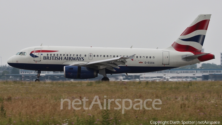 British Airways Airbus A319-131 (G-EUOA) | Photo 218536