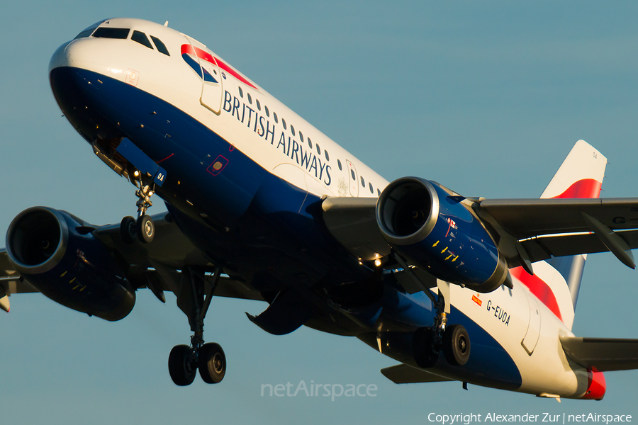 British Airways Airbus A319-131 (G-EUOA) | Photo 356281