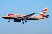 British Airways Airbus A319-131 (G-EUOA) at  Hamburg - Fuhlsbuettel (Helmut Schmidt), Germany