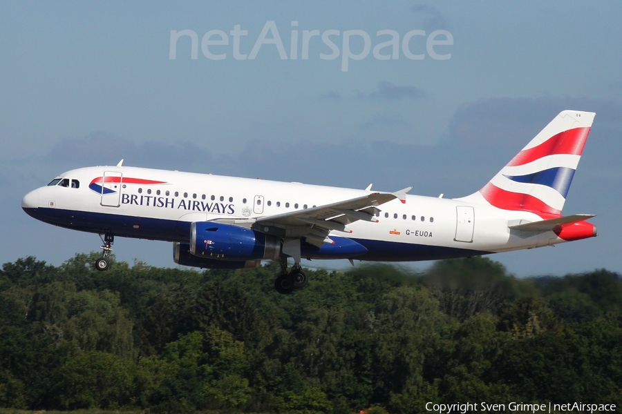 British Airways Airbus A319-131 (G-EUOA) | Photo 513740