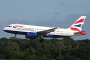 British Airways Airbus A319-131 (G-EUOA) at  Hamburg - Fuhlsbuettel (Helmut Schmidt), Germany