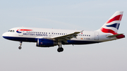 British Airways Airbus A319-131 (G-EUOA) at  Hamburg - Fuhlsbuettel (Helmut Schmidt), Germany