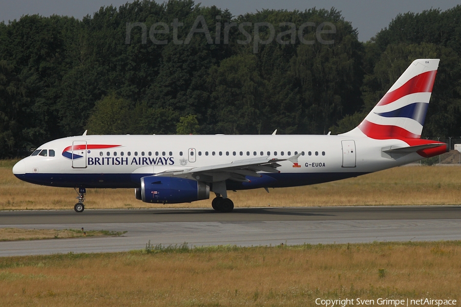 British Airways Airbus A319-131 (G-EUOA) | Photo 613183