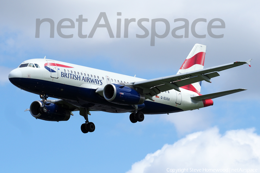 British Airways Airbus A319-131 (G-EUOA) | Photo 168489