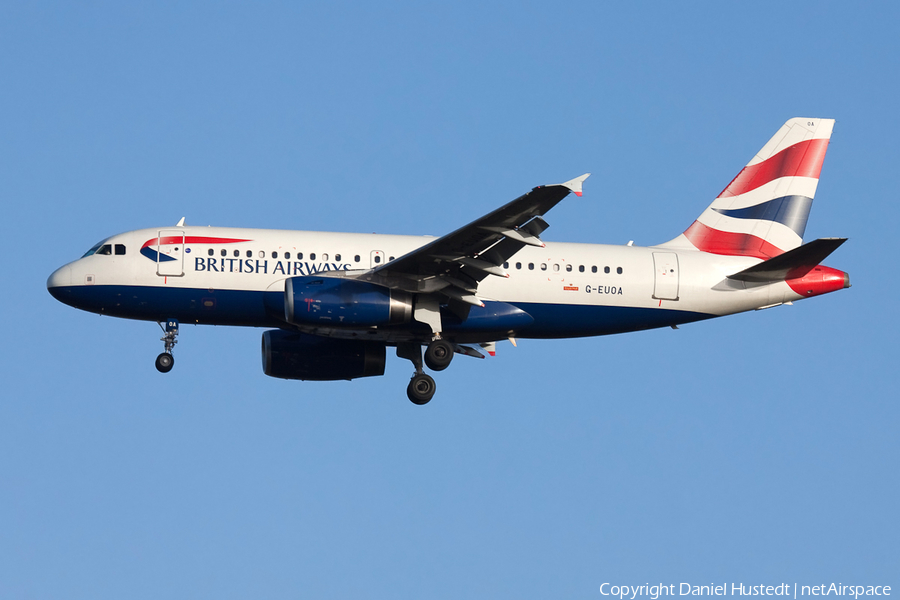 British Airways Airbus A319-131 (G-EUOA) | Photo 649699