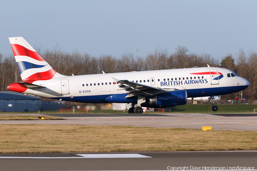 British Airways Airbus A319-131 (G-EUOA) | Photo 211528