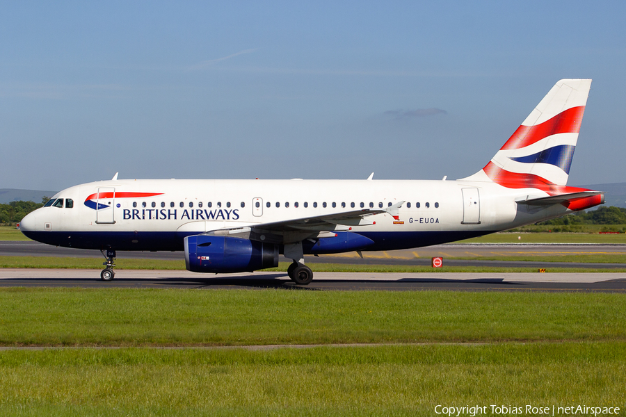 British Airways Airbus A319-131 (G-EUOA) | Photo 303483