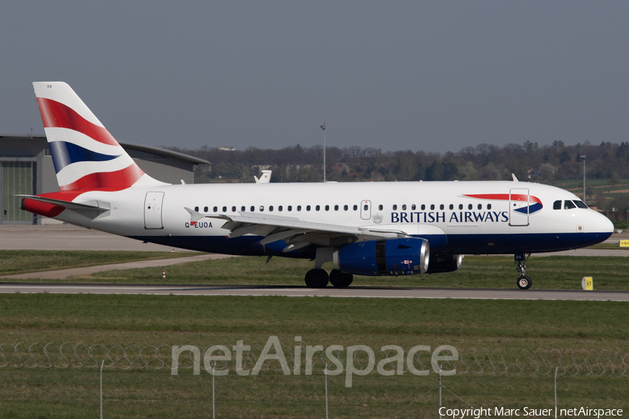 British Airways Airbus A319-131 (G-EUOA) | Photo 314155
